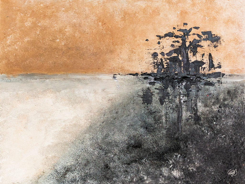 Taidejuliste 30x40 cm Anchored Survivor