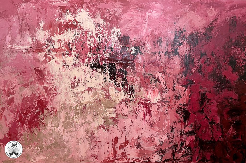 Akryylimaalaus Free Yourself - and rest will follow 100x150 cm