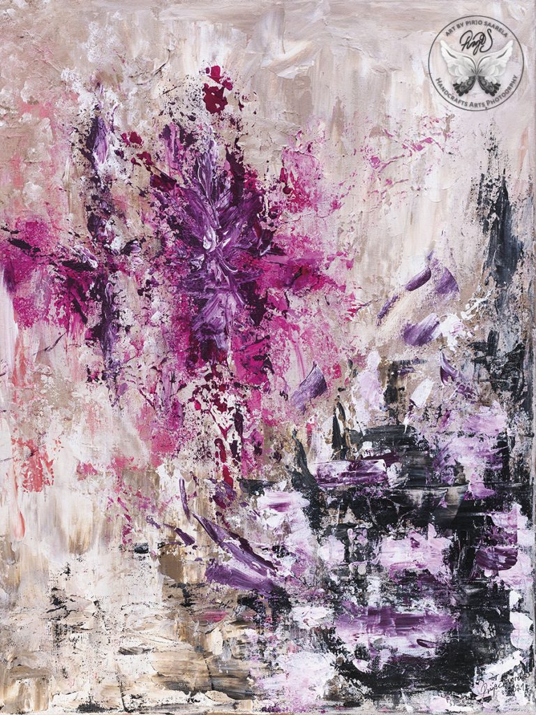 Akryylimaalaus Illan Siivillä 60x50 cm