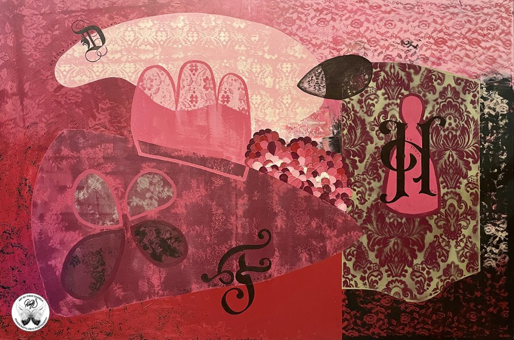 Akryylimaalaus Onnela - Raising My Family 100x150 cm