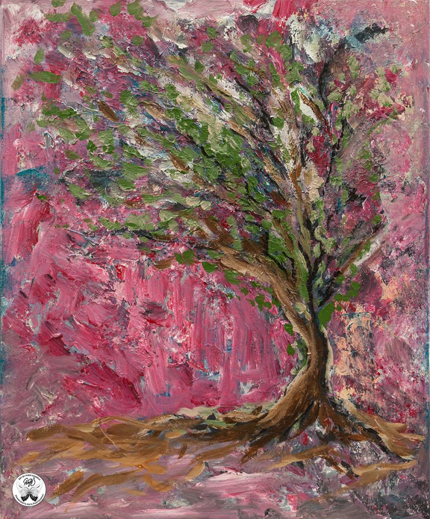 Akryylimaalaus Satumetsä 60x50 cm