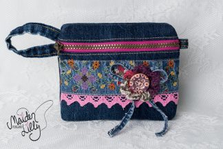 Farkkupussukka Blue'n Pink Cross-Stitch No. 7974